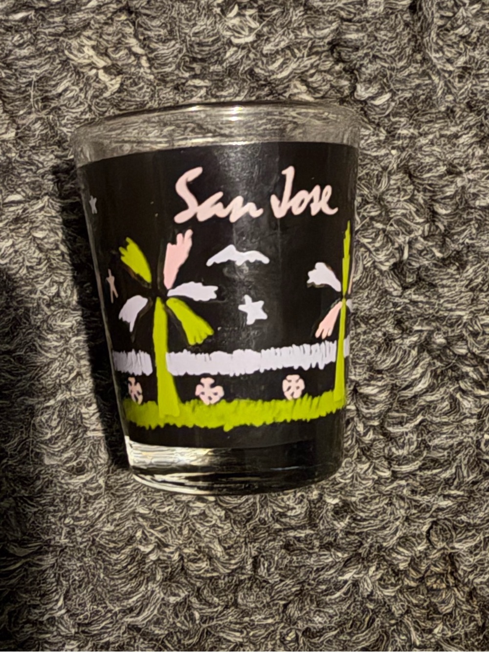San Jose souvenir shot glass